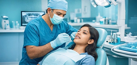 Cosmetic dental aesthetics and smile enhancement service
